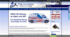 Desktop Screenshot of masoniccollection.co.uk